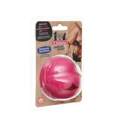 Brinquedo Dispenser para Ração ou Petisco Cachorro para Pet Rosa Pet Sanremo