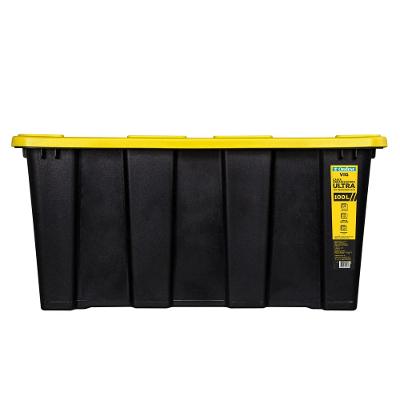Caixa Organizadora Plástica Ultra Preta 100L Vig Ordene