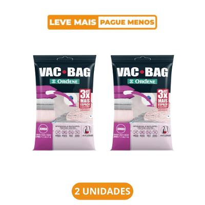 Kit 2 Sacos a Vácuo Organizador Jumbo Transparente 1,1 x 1m Vac Bag Ordene