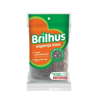 Esponja em Aço Inox Brilhus Bettanin