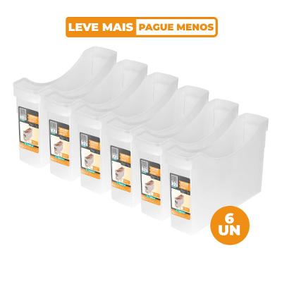 Kit Caixa Arquivo Estreita Standart 6un