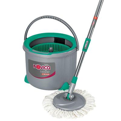 Mop Twister de Microfibra com Cabo e Balde 13L Noviça Bettanin