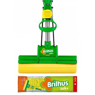 Kit Mop Sek+ com Cabo Extensor + Refil Extra Brilhus Bettanin