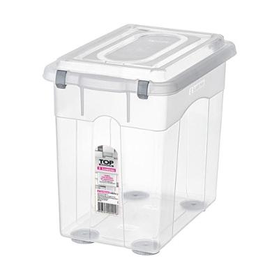Caixa Organizadora Plástica Transparente 26,5L Sanremo