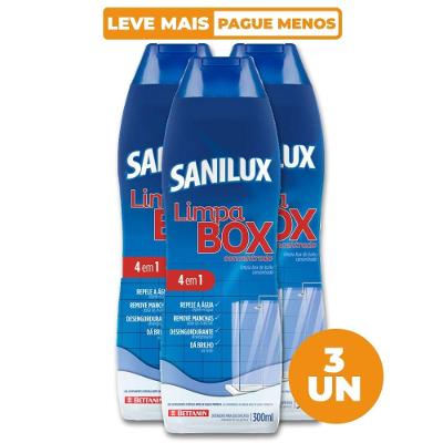 Kit Limpa Box 4 em 1 300ml com 3 Unidades Sanilux Bettanin