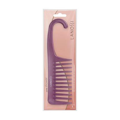Pente com Dentes Largos e Pendurador para Banho Violet Lanossi