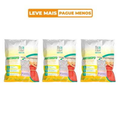 Kit 3 Desumidificador  Anti Mofo para Armários com Gancho Lavanda My Closet Ordene