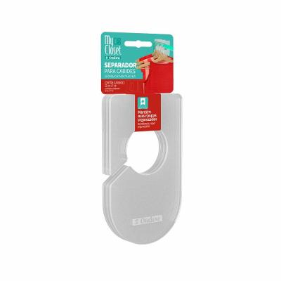 Separador para Cabides Plástico Transparente My Closet Ordene