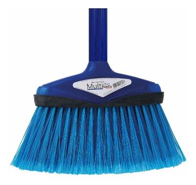 Vassoura Multiuso com Cabo Azul SuperPro