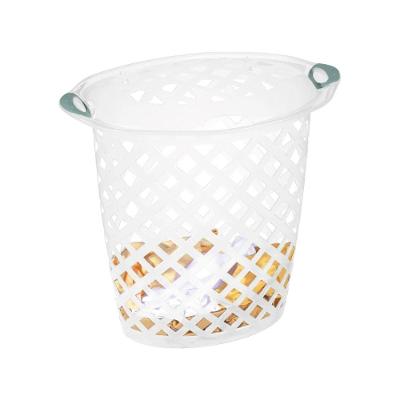 Cesto de Roupas Plástico Transparente 46,5L Oba Sanremo