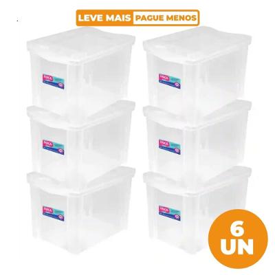 Kit Organizador 30L Transparente Ordene 6UN