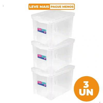 Kit Organizador 30L Transparente Ordene 3UN
