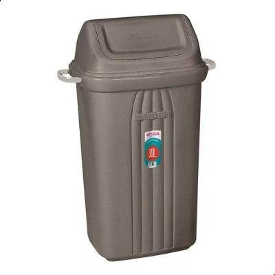 Lixeira Plástica com Tampa Basculante 30L Castor Sanremo