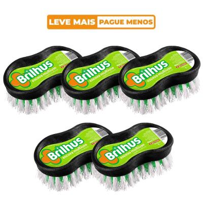 Kit 5 Escovas Limpeza Multiuso Brilhus Bettanin