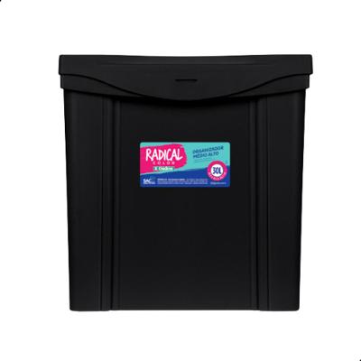 Kit Organizador Preto 30L Ordene 6UN