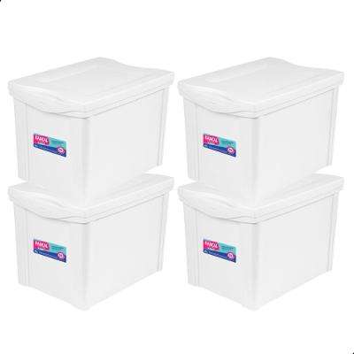 Kit Organizador Branco 30L Ordene 4UN