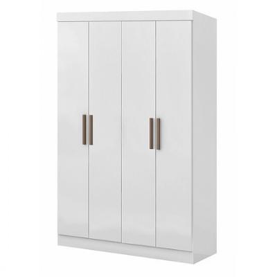 Guarda-Roupa Paris 4 Portas 2 Gavetas 100 MDF Maxel