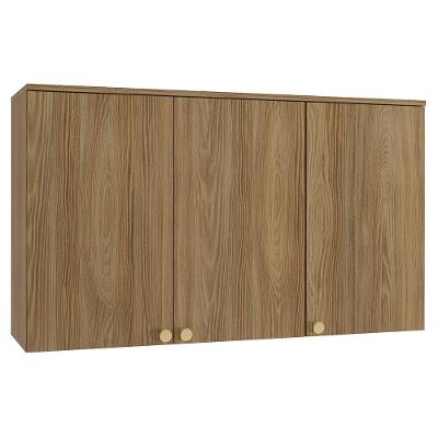 Armário Aéreo Kappesberg Botanic 120cm com LED 3 Portas MDP M634
