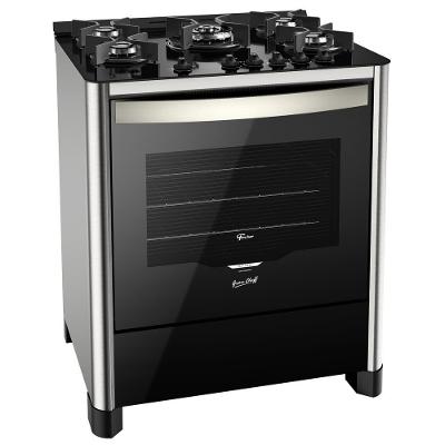 Fogão 5 Bocas a Gás de Piso com Grill Elétrico Fischer Gran Cheff  26988