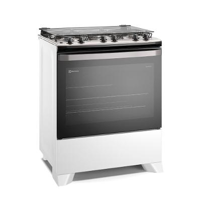 Fogão a Gás de Piso 5 Bocas Electrolux em Inox com VaporBake - FE5IB