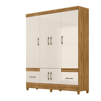 Guarda-Roupa MS912 6 Portas 2 Gavetas Moval