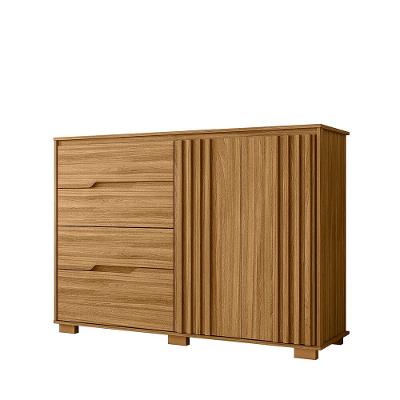 Cômoda 2 Portas MDP 4 Gavetas Moval Texas