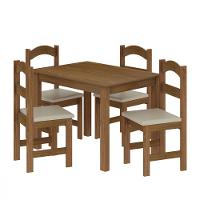 Mesa Arauna com 4 Cadeiras Primavera - 3