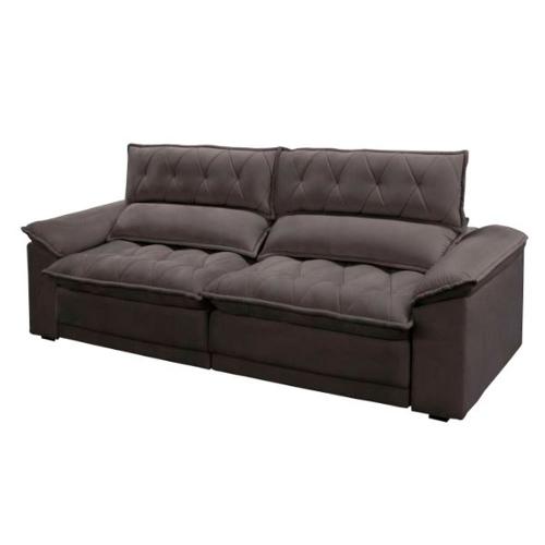 Sofá 3 Lugares Retrátil e Reclinável Solar BF TEC9 9204