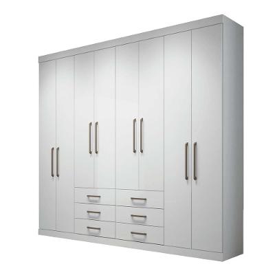 Guarda-Roupa Casal 8 Portas 6 Gavetas 238,80cm Master Santos Andirá
