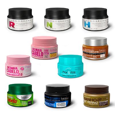 Kit 10 Mini Máscaras Sortidas 40g Forever Liss