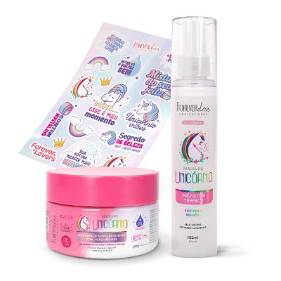 Kit Nutrição Magia de Unicórnio GANHE Adesivos Forever Liss