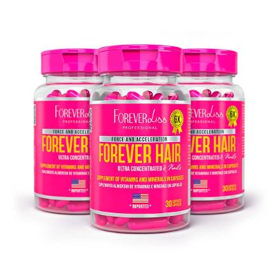 Combo Tratamento 3 Meses Forever Hair Crescimento Capilar