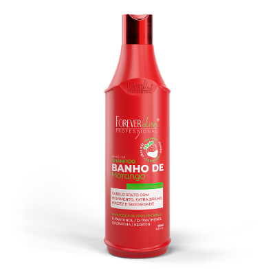 Shampoo Banho De Verniz Morango Forever Liss 500Ml