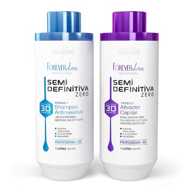 Kit Escova Semi Definitiva Zero 2x1L Forever Liss