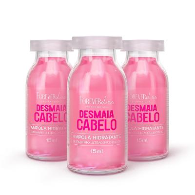 Combo com 3 Ampolas Desmaia Cabelo 2.0 Forever Liss