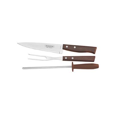 Jogo para Churrasco em Inox 3pçs - Tramontina