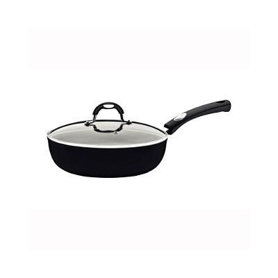 Frigideira Funda Mônaco Induction em Alumínio com Revestimento Antiaderente Preto 24cm - Tramontina