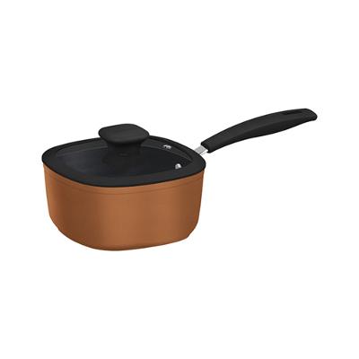 Panela de Alumínio Refinatta com Revestimento Interno de Antiaderente Cobre 18cm - Tramontina