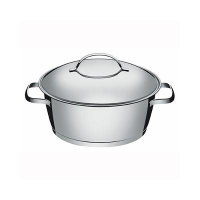 Caçarola Rasa Inox com Fundo Triplo 22cm Allegra - Tramontina