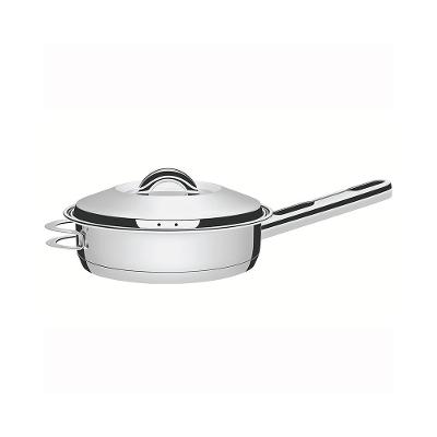 Frigideira em Inox com Fundo Triplo Tampa Cabo e Alça 28cm - Tramontina