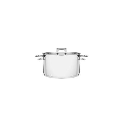 Caçarola Funda em Aço Inox Brava com Duas Alças e Fundo Triplo 16cm - Tramontina
