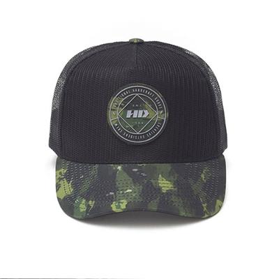 Boné Masculino Aba Curva Tracker Army Preto 4702A - HD