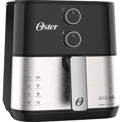 Fritadeira Inox Compact 4,6L Preta - Oster