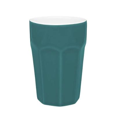 Copo de Cerâmica Bicolor Verde e Branco 300ml - Oxford
