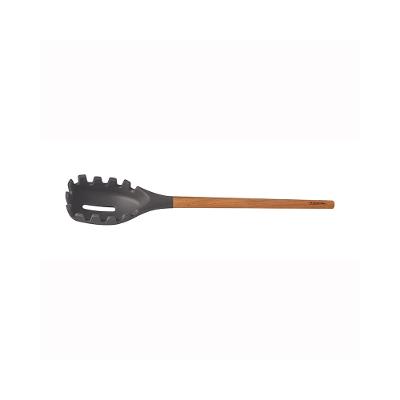 Pegador de Massa Live em Silicone Cinza com Cabo de Madeira - Tramontina