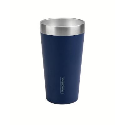 Copo Térmico Exata em Aço Inox Branco sem Tampa 420ml - Tramontina