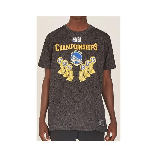 Camiseta Especial Masculina Estampada Golden State Warriors Preta N404A - NBA