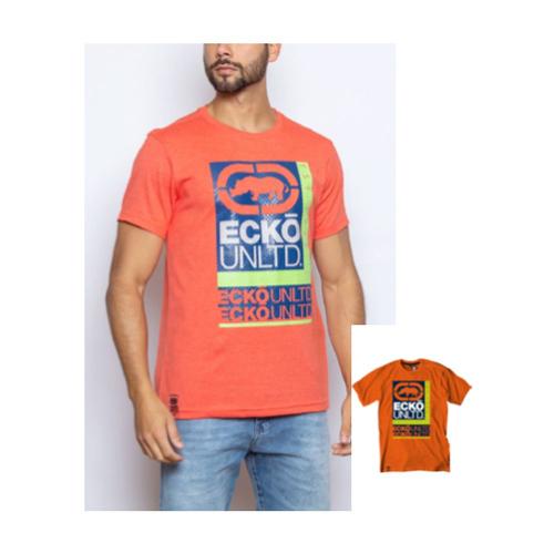 Camiseta Básica Masculina com Estampa Relevo Pitanga K838A - Ecko
