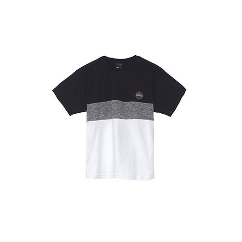 Camiseta Básica Juvenil Masculina Estampada Preta 9515A - HD