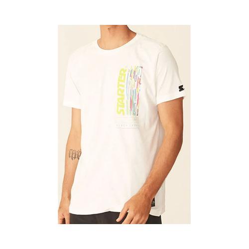 Camiseta Básica Masculina Estampada Off White T773A - Starter